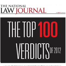 The National Law Journal | The Top 100 Verdicts of 2012