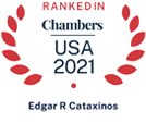 Ranked In | Chambers | USA 2021 | Edgar R Cataxinos
