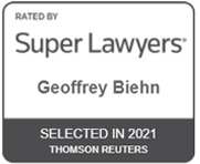 Rated by | Super Lawyers | Geoffery Biehn | Selected In 2021 Thomson Reuters